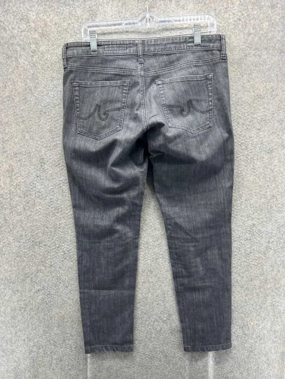 AG Adriano Goldschmied The Jegging Jeans Womens 32R Charcoal Wash Super Skinny